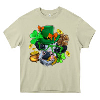 St. Patrick Cow Clover Heavy Core Tee | Teevron