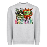 Heather Grey egg hunter Heavyweight Sweatshirt - FaDigitalArtStudio