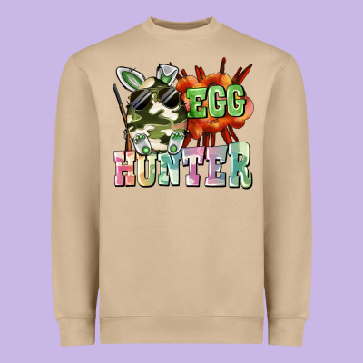 Egg Hunter Heavyweight Sweatshirt Designed By Fadigitalartstudio