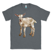 Charcoal Heather Baby Saanen Goat Classic Tee - LillyAllenDesigns
