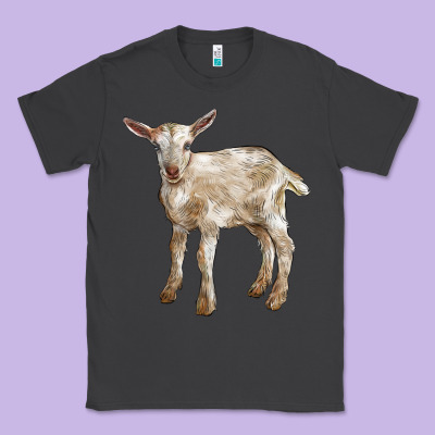 Baby Saanen Goat Classic Tee Designed By Lillyallendesigns
