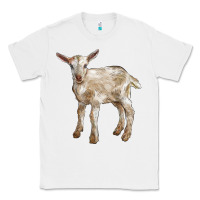 White Baby Saanen Goat Classic Tee - LillyAllenDesigns