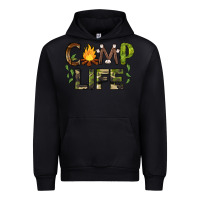 Black camp life Urban Hoodie - BarkalooDesign