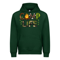 Forest Green camp life Urban Hoodie - BarkalooDesign