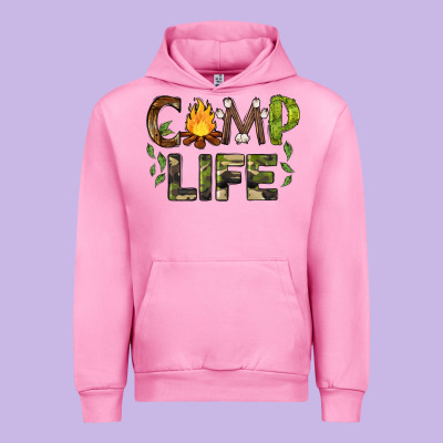 Camp Life Urban Hoodie Designed By Barkaloodesign