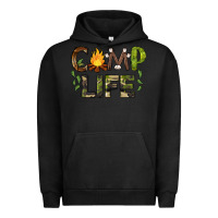Pigment Black camp life Urban Hoodie - BarkalooDesign
