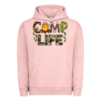 Pigment Salmon camp life Urban Hoodie - BarkalooDesign