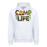 White camp life Urban Hoodie - BarkalooDesign