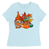 Baby Blue it is fall yall gnome Ladies Tee - RacoonDesign