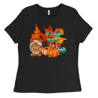 Black it is fall yall gnome Ladies Tee - RacoonDesign