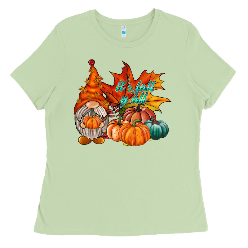 It Is Fall Yall Gnome Ladies Tee by RacoonDesign | Teevron