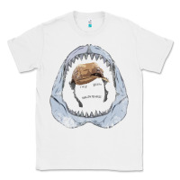 White here's to swimmin' with bow legged women. Classic Tee - lanVoArt