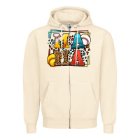 Sandshell Leopard Softball And Baseball Mama Mother's Day Zipper Hoodie - LillyAllenDesigns