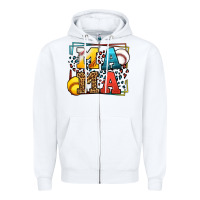 White Leopard Softball And Baseball Mama Mother's Day Zipper Hoodie - LillyAllenDesigns