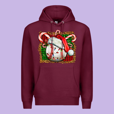 Baseball Christmas Premium Hoodie Designed By Fadigitalartstudio