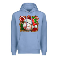 Colony Blue baseball christmas Premium Hoodie - FaDigitalArtStudio