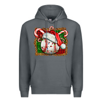 Rock baseball christmas Premium Hoodie - FaDigitalArtStudio
