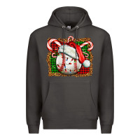 Smoke baseball christmas Premium Hoodie - FaDigitalArtStudio