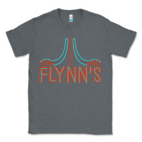 Charcoal Heather flynns place   tron   1980s Classic Tee - lanVoArt