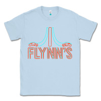 Dusty Blue flynns place   tron   1980s Classic Tee - lanVoArt