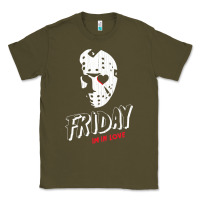 Army Green friday the 13th friday i'm in love vintage style horror halloween t sh Classic Tee - lanVoArt