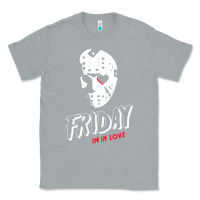 Heather Grey friday the 13th friday i'm in love vintage style horror halloween t sh Classic Tee - lanVoArt
