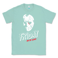 Seafoam friday the 13th friday i'm in love vintage style horror halloween t sh Classic Tee - lanVoArt