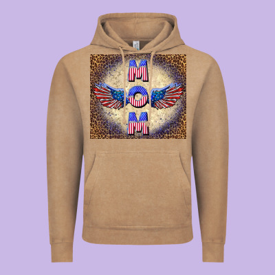 American Mom Vintage Hoodie Designed By Tumblerdesignbyshophia