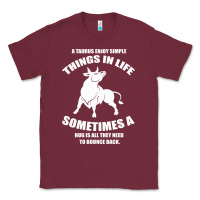 Burgundy Taurus Horoscope Classic Tee - Bettercallsaul