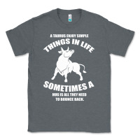 Charcoal Heather Taurus Horoscope Classic Tee - Bettercallsaul