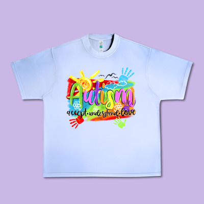 Autism Accept Understand Love Urban Heavy Tee Designed By Nancycooperartshop