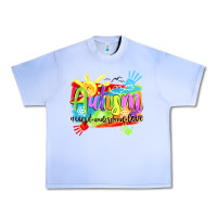 Grape Ice Autism accept understand love Urban Heavy Tee - NancyCooperArtShop