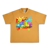 Peanut Butter Autism accept understand love Urban Heavy Tee - NancyCooperArtShop