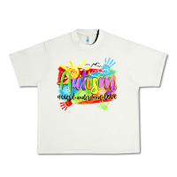 Pistachio Autism accept understand love Urban Heavy Tee - NancyCooperArtShop