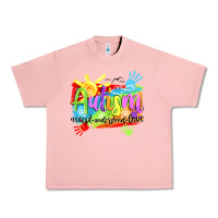 Salmon Autism accept understand love Urban Heavy Tee - NancyCooperArtShop