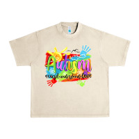 Sandshell Autism accept understand love Urban Heavy Tee - NancyCooperArtShop