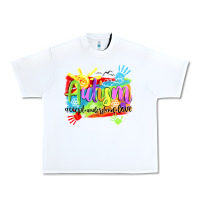 White Autism accept understand love Urban Heavy Tee - NancyCooperArtShop
