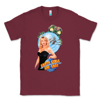 Burgundy not of this earth girls are easy mixup Classic Tee - lanVoArt