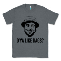 Charcoal Heather snatch   d'ya like dags. Classic Tee - lanVoArt