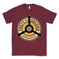 Burgundy peevy and secord Classic Tee - lanVoArt