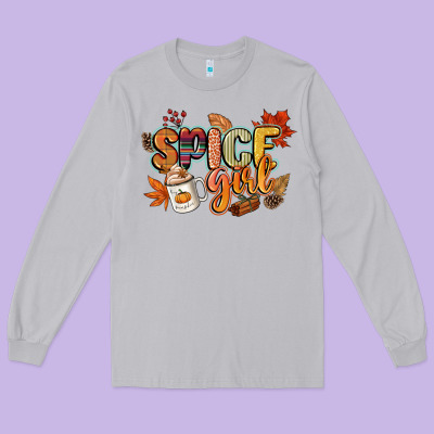 Spice Girl Long Sleeve Tee Designed By Cowgirlartshop