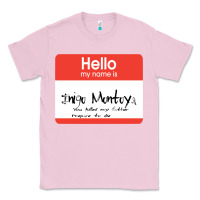 Bubblegum Pink hello my name is inigo montoya [princess bride] Classic Tee - lanVoArt