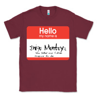 Burgundy hello my name is inigo montoya [princess bride] Classic Tee - lanVoArt