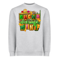 Heather Grey nacho average mini Heavyweight Sweatshirt - FaDigitalArtStudio