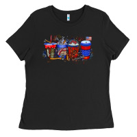 Black labor day drink Ladies Tee - RacoonDesign