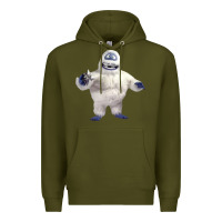 Army Green bumbles bounce Premium Hoodie - lanVoArt