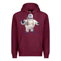 Burgundy bumbles bounce Premium Hoodie - lanVoArt