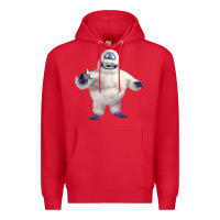 Red bumbles bounce Premium Hoodie - lanVoArt