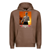 Chestnut rooster topgun retro Premium Hoodie - lanVoArt