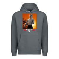 Rock rooster topgun retro Premium Hoodie - lanVoArt
